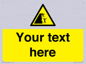 Custom Warning unstable cliff